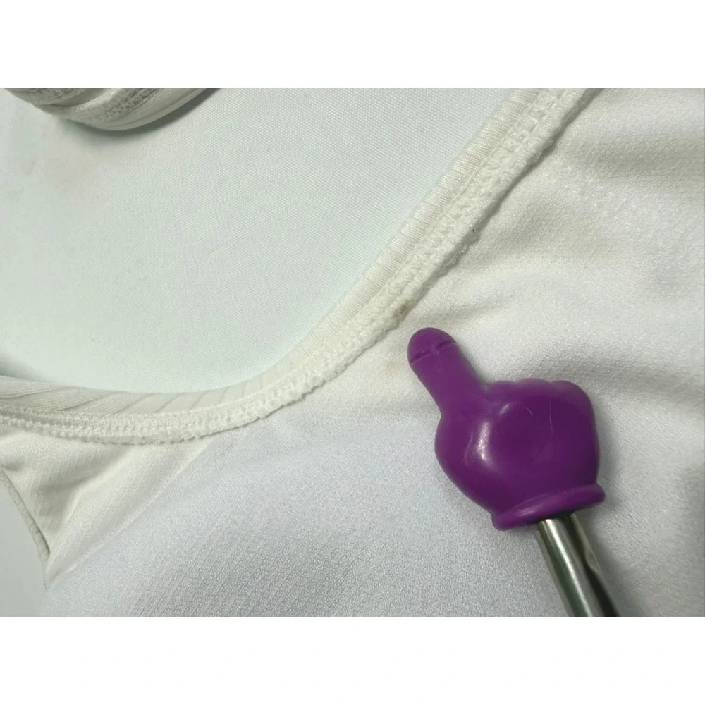 Wild Fable White‎ Ribbed Bikini Top XS Adjustable Strap Swim Top